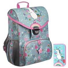 Школьный ранец ErichKrause - ErgoLine 15L - Rainbow Skate - с пеналом