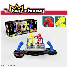 Настольная детская развивающая игра "Boxing King" (Роботы-боксеры), с рингом и джойстиками ЮГ тойз