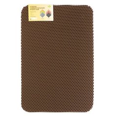Коврик eva универсальный Eco-cover, Соты 43 х 62 см, коричневый