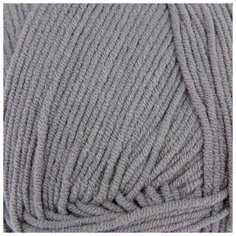 Пряжа "Cotton Gold" 55% хлопок, 45% акрил, 330м/100гр (87 угольный серый) Alize