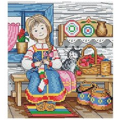 Жар-птица Набор для вышивания "М.П.Студия" М №11 №042 "Искусница" 17 х 15 см