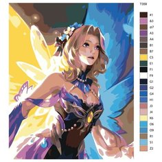 Картина по номерам Т359 "Mobile Legends: люнокс" 40Х50 Brushes Paints