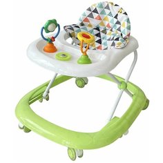 Ходунки музыкальные INDIGO SUNNY C, силиконовые колеса, зеленый