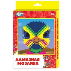 Набор для творчества Алмазная мозаика Страус 20*15 см частичное заполнение 70442 Centrum