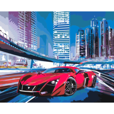 Картина по номерам Маруся на стену Палитра забав