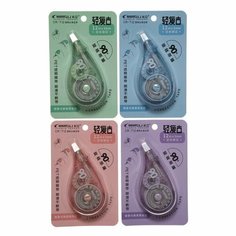 Корректор-лента 12м*5мм на блистере микс, с поворачивающимся аппликатором 9700374 Сима ленд