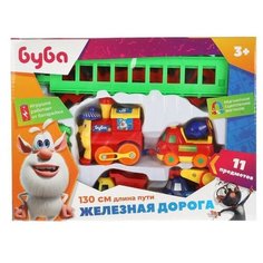 Играем вместе Железная дорога мультяшная «Буба», длина пути 130 см