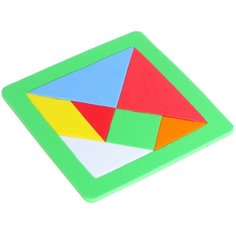 Головоломка «Танграм» 12 ×12 см, микс Россия