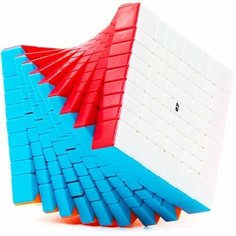 Скоростной Кубик Рубика QiYi MoFangGe 9x9х9 / Развивающая головоломка / Цветной пластик