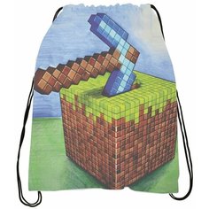 Мешок для обуви Майнкрафт - Minecraft № 18 Bugrikshop