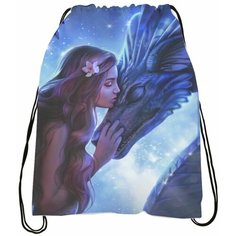 Мешок - сумка для обуви Kлуб Poмaнтики: Ceкpeт Heбec № 24 Bugrikshop