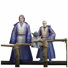Оби-Ван Кеноби, Йода, Энакин Скайуокер 3 фигурки Призраки Силы, Force Ghosts 3-Pack Hasbro