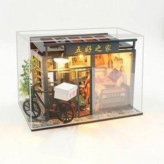 Румбокс, интерьерный конструктор, "Ретро спальня", DIY House, подарочный набор Нет бренда