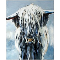 Картина по номерам Шотландский бык 40х50 см АртТойс