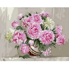 Картина по номерам Пионы 40х50 см АртТойс