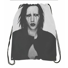 Сумка-мешок для обуви Marilyn Manson, Мэрилин Мэнсон №1 Migom