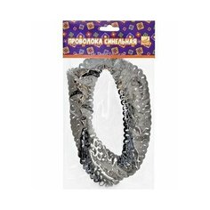 Fancy Creative FD030032-Black Проволока синельная кучеряшка (d=15 мм, длина 1 м), цвет черный fancy creative