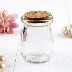 Основа для творчества и декорирования - бутылочка с пробкой, 100 мл No Brand