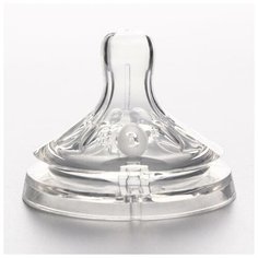 Крошка Я Соска силиконовая, антиколик, широкое горло, от 6 мес, быстрый поток