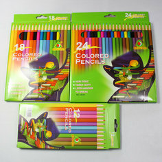 Карандаши цветные 24 штуки Xinmingzhi Pen Making Factory