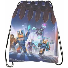 Мешок для обуви Майнкрафт - Minecraft № 12 Bugrikshop