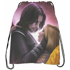 Мешок - сумка для обуви Kлуб Poмaнтики: Ceкpeт Heбec № 15 Bugrikshop