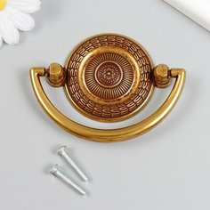Ручка для шкатулки металл "Ретро" 7,2х1,5 см Made in China