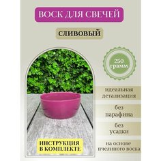 Воск для свечей / Сливовый / 250 г Hobbyscience.Ru