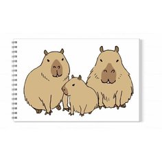 Альбом для рисования MIGOM А4 Капибара, Capybara - 0008