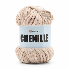 Пряжа для вязания YarnArt Chenille, 100г, 90м (100% микрополиэстер) (571 кремовый), 5 мотков