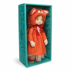 Мягкая кукла Ива в шапочке Лисёнок. Подарочная коробка в комплекте Budi Basa Collection