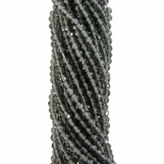Хрустальные бусины Chrome Spinel (нить 37 см) (3 мм) для рукоделия, стеклянные Нестандарт