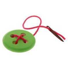 Деревянная шнуровка Пуговица 610-1 Томик