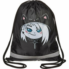 Мешок для обуви №1School Аниме Чиби без ручек, светоотр,36х47, 1799981