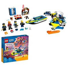 Конструктор LEGO 60355 CITY "Детективные миссии водной полиции"