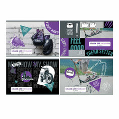 Альбом для рисования 32л, А4, на скрепке BG "Sport event", 8 штук, 344737 БиДжи