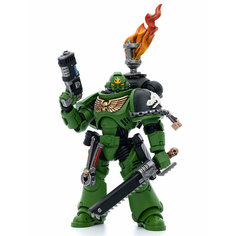 Фигурка JOYTOY Warhammer 40K Salamanders Intercessors Sergeant Tsekgan 1:18
