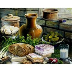 Картина по номерам Деревенский натюрморт 40х50 см АртТойс