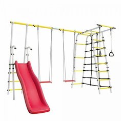 Спортивно-игровой комплекс Romana Богатырь Плюс-2 103.12.06-02 с двумя качелями деревянные