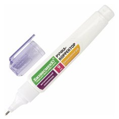 Ручка-корректор бизнесменю 9 мл металлический наконечник, 12 шт