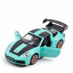 Noname Модель мет. "Porsche 911 Targa 4s" 1:32 инерц. свет, звук. открыв. двери в асс. арт. XA3231/71375 XA3231/71375