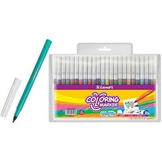 Фломастеры 24 цвета Coloring, детские, смываемые, среднее письмо Китай