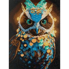 Алмазная мозаика Волшебная сова 30x40 см. Freya