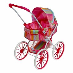 Коляска для кукол, универсальная, с корзиной, металлический каркас Мастер