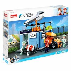 Конструктор Город «Автосервис», 340 деталей Sluban