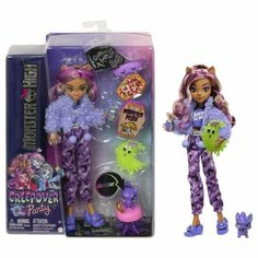 Monster High Doll And Sleepover Accessories, Clawdeen Wolf, Creepover Party - Кукла Монстер Хай Клодин Вульф, Вечеринка с ночевкой HKY67