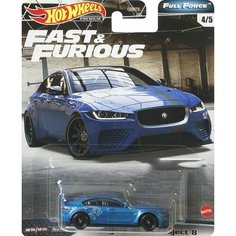 Hot Wheels Premium Car Culture: Fast & Furious Full Force Jaguar XE SV модель коллекционная (машинка) Нет бренда
