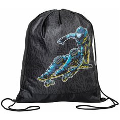 Мешок для обуви пифагор, 1 отделение, полиэстер, 42х34 см, "Space skater", 270907 Комплект : 3 шт.