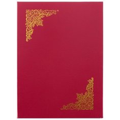 Папка адресная с виньеткой бумвинил, жесткая Noname