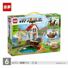 Конструктор LEDUO My World / Морские приключения 3в1 / 308 деталей